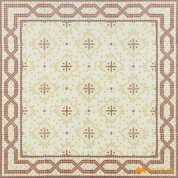 Cream Mosaic Carpet Tile | Terracotta Link