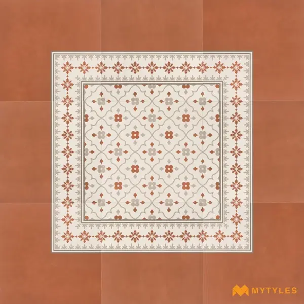 Terracotta Bloom Tapestry